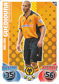 Adlene Guedioura Wolverhampton Wanderers 2010/11 Topps Match Attax #356